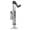 FULTON F2 trailer jack bolt-on 2,000 lbs. lift capacity adjustable swivel w/footplate