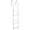 DOCK EDGE Fixed 5 step ladder bight white galvalume