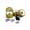 C.E. SMITH Ribbed roller replacement kit - 4 pack - gold