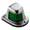 ATTWOOD Sidelight green 12v w/ stainless housing one mile