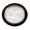 BECKSON 8 inch clear center screw out deck plate black 8.5 inch cut