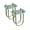 C.E. SMITH Axle tie plate kit f/1-3/4 inch round axle