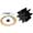 JABSCO Impeller kit neoprene 8 blade 2 9/16 dia x 2 w