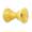 C.E. SMITH 4 inch bow bell roller assembly - yellow tpr