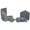 DOCK EDGE Dock 2 go modular 6 ft x 12 ft floating dock hardware kit