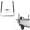 C.E. SMITH 60 inch pvc post guide-on w/unlighted posts - black