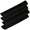 ANCOR Heat shrink tubing 3/4 inch x 6 inch black 4 pack 8-2/0 awg