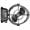 CAFRAMO Sirocco II 3-Speed 7 inch Gimbal Fan - Black - 12-24V