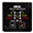 FIREBOY-XINTEX Propane fume detector w/2 plastic sensors - no solenoid valve - square black bezel display