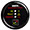FIREBOY-XINTEX Gasoline fume detector, alarm w/plastic sensor - black bezel display