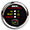 FIREBOY-XINTEX Gasoline fume detector, alarm w/plastic sensor - chrome bezel display
