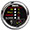 FIREBOY-XINTEX Gasoline fume detector, blower control w/plastic sensor - chrome bezel display