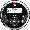 CLARION Remote/Display, Round Blk/Stnls Bezel