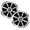 JENSEN 6.5 inch Coaxial Speaker, 75W, Chrome Plated