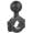 RAM Torque 1 1/8 - 1 1/2 inch Diameter Handlebar/Rail Base with 1.5 inch Ball