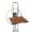 EDSON MARINE Teak Fold Down Drop Leaf Table - 9-1/2 inch Guard 1 inch to 1-1/8 inch