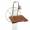 EDSON MARINE Teak Fold Down Drop Leaf Table - Vision Series/Console Pedestals