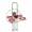 EDSON MARINE White Poly Fold Down Drop Leaf Table - 9-1/2 inch Guard 1 inch to 1-1/8 inch