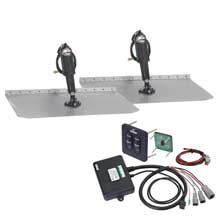 LENCO 12 inch x18 inch trim tab kit w and tactile switch