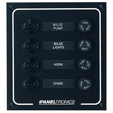 PANELTRONICS Waterproof DC 4 Position Booted Toggle Fuse