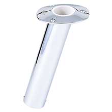 LEES TACKLE 15 degree ss flush mount rod holder medium 2 inch od