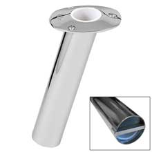 LEES TACKLE 15 degree ss flush mount bar pin rod holder medium