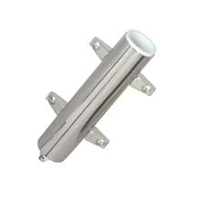 LEES TACKLE Bulkhead mount ss swivel base rod holder heavy