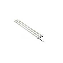 LEES TACKLE 18 ft mkii bright silver pole w and black spike 1 1 and 2 inch od