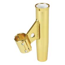 LEES TACKLE Clamp%2Don rod holder gold aluminum vertical pipe size 5
