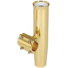 LEES TACKLE Clamp%2Don rod holder gold alum horizontal pipe size 5