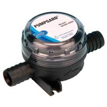 JABSCO Pumpgard low profile inline strainer 3 and 4 inch id hose