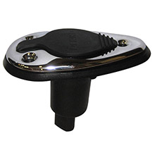 PERKO Threaded Collar Pole Light Mounting Base - 2 Pin - Stainless Steel
