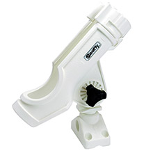 SCOTTY Powerlock rod holder white w/241 side/deck mount
