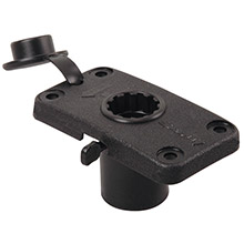 SCOTTY 244 locking flush deck mount w and rain cap