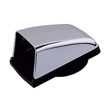 PERKO Chromalex Cowl Vent %2D 3 inch Duct %2D Chrome Plated Zinc