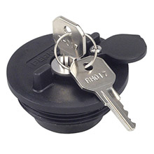PERKO Fuel System Locking Cap f/ 1-1/2 inch Non-Vented Fills - 0520 / 0527 / 0528 / 0557 / 0599 / 1270