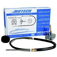 UFLEX USA Rotech 15 ft rotary steering package %2D cable bezel helm
