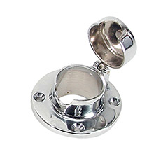 WHITECAP Chain rope deck pipe hinged 1%2D1 and 2 inch opening