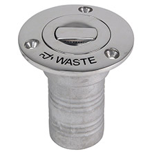 WHITECAP Bluewater push up deck fill %2D 1%2D1 and 2 inch hose %2D waste