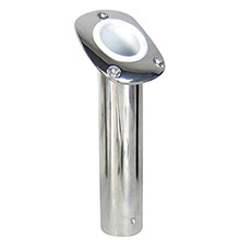WHITECAP Bluewater 30 deg stamped ss flush mount rod holder