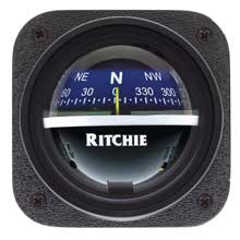 RITCHIE Explorer bulkhead mt compass blue dial