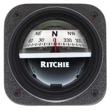 RITCHIE Explorer bulkhead mt compass wht dial
