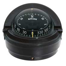 RITCHIE Voyager surface mount compass black