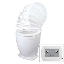 JABSCO Lite flush 12v electric toilet with control panel