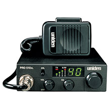 UNIDEN Pro510xl cb radio w and 7w audio output