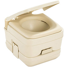 DOMETIC 964 msd portable toilet 25 gallon parchment
