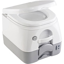 DOMETIC Sealand 974msd portable toilet 26 gallon %2D grey w and brackets