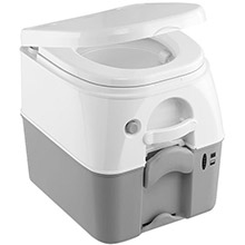 DOMETIC Sealand 975msd portable toilet 50 gallon %2D grey w and brackets