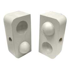 DOCK EDGE Dockap premium foam profile large 2 inch cap %2D putty