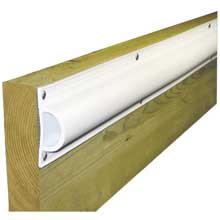 DOCK EDGE Standard inch d inch pvc profile 16 ft roll %2D white